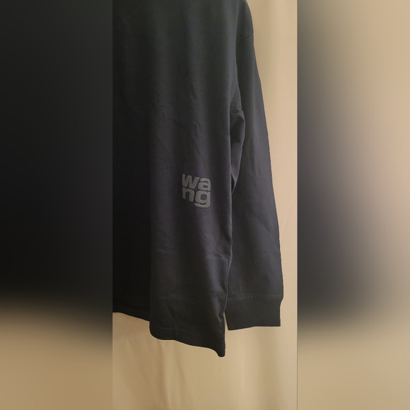 ALEXANDERWANG-Black Puff Long Sleeve T-Shirt - Picture 4 of 7